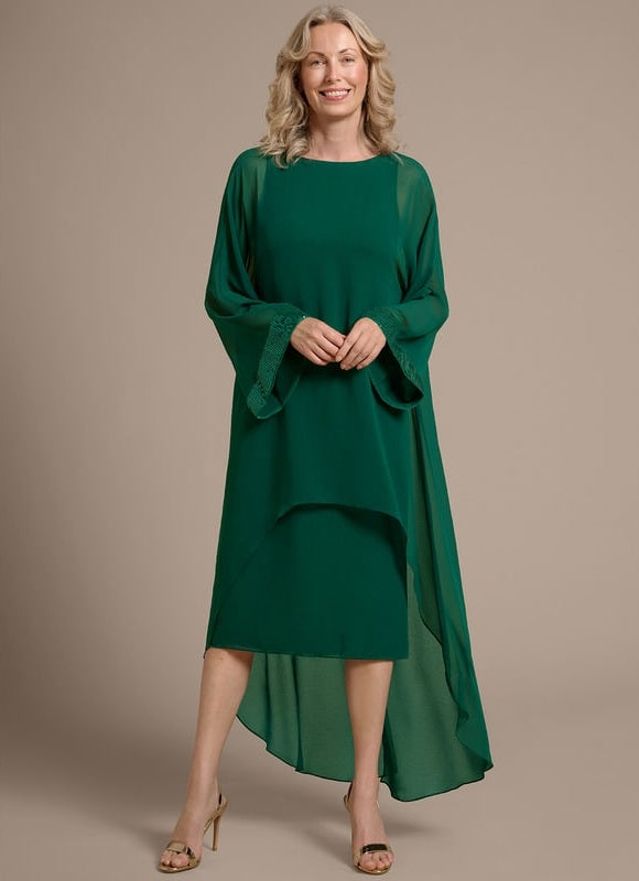 Robe Ceremonie Vert Bouteille - gallery 2