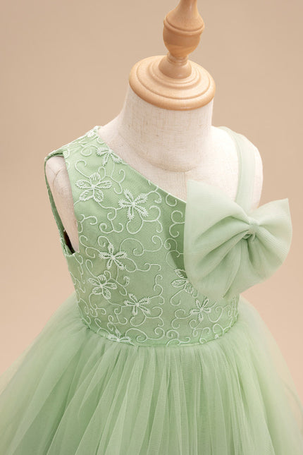 Robe Cérémonie Tulle Verte - gallery 6