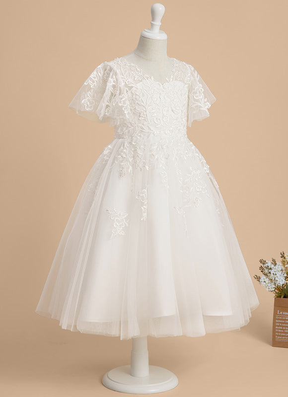 Robe Blanche Ceremonie Fille - gallery 3