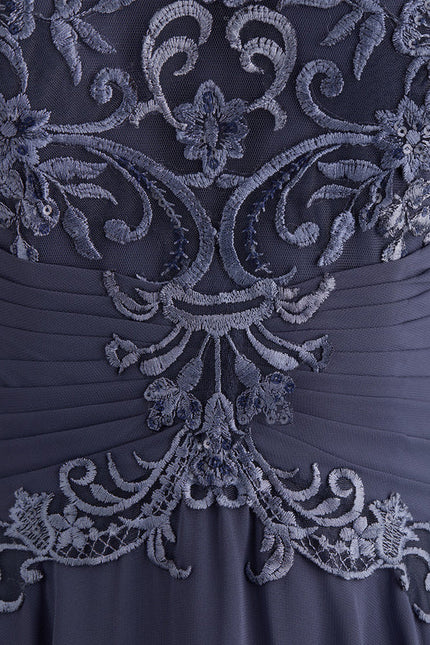Robe Cérémonie Fluide Marine - gallery 3