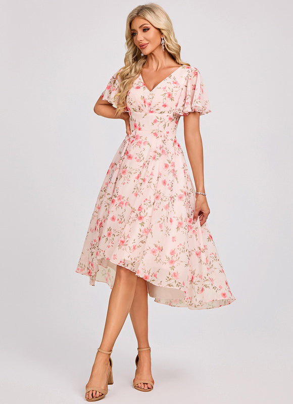 Robe Cérémonie Fluide Marine Élégante - gallery 2