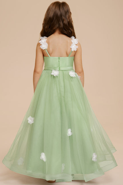 Robe Cérémonie Verte Éthérée - gallery 5
