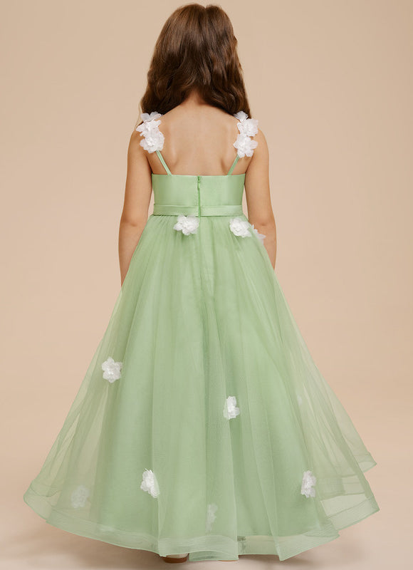 Robe Cérémonie Verte Éthérée - gallery 5