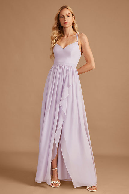 Robe Cérémonie Fluide Marine Élégante - gallery 2