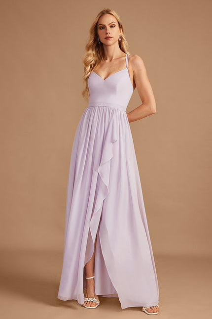 Robe Cérémonie Fluide Marine Élégante - gallery 2