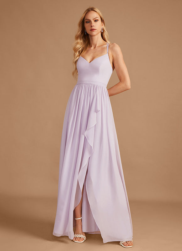 Robe Cérémonie Fluide Marine Élégante - gallery 2