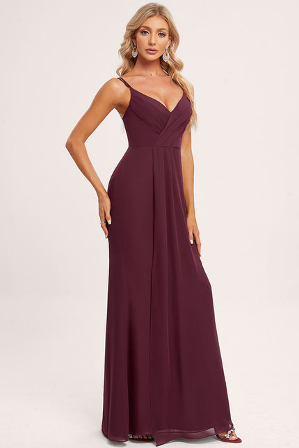 Robe Cérémonie Longue Volants Rose - gallery 1