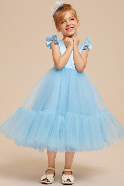 Robe Cérémonie Tulle Ciel