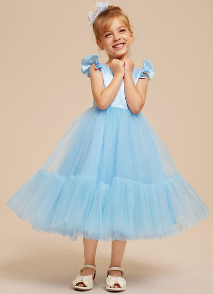 Robe Cérémonie Tulle Ciel