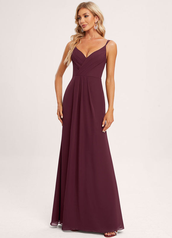 Robe Cérémonie Longue Volants Rose - gallery 2