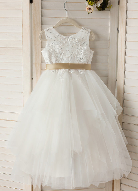 Robe Ceremonie Blanche Femme - gallery 3