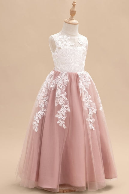 Robe Cérémonie Tulle Navy Floral - gallery 1