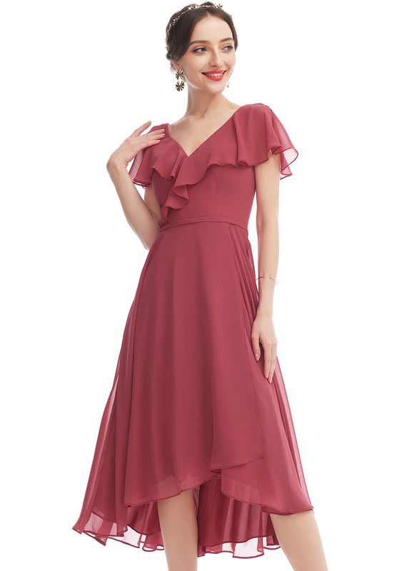 Robe Cérémonie Fluide Marine Élégante - gallery 3