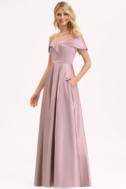 Robe Cérémonie Satin Émeraude Élégante - gallery 3