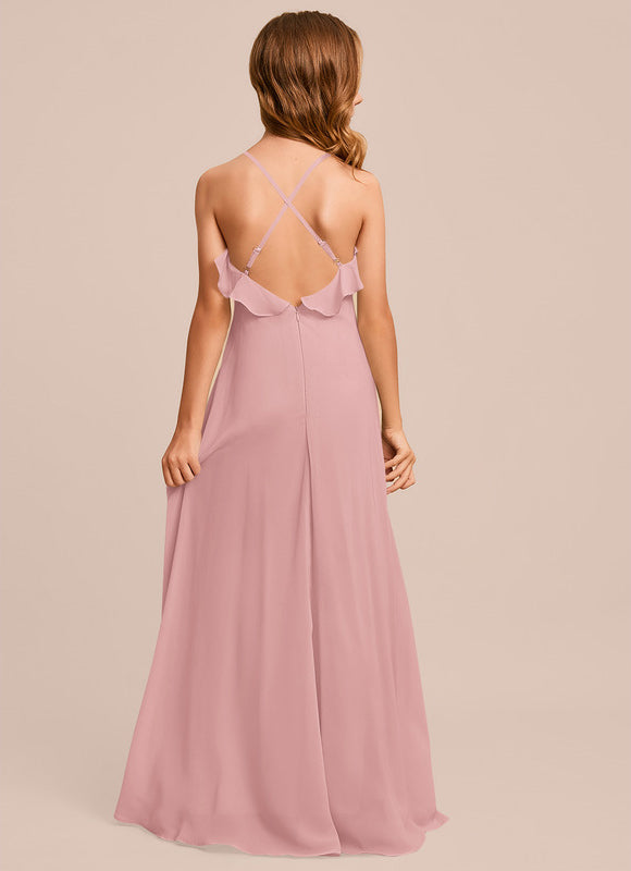 Robe Cérémonie Longue Vert Deau - gallery 1