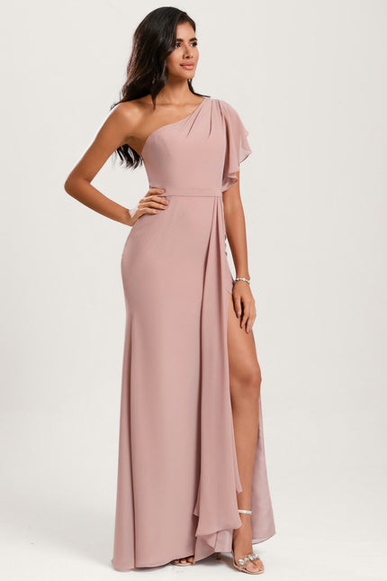 Robe Cérémonie Asymétrique Fluide - gallery 3