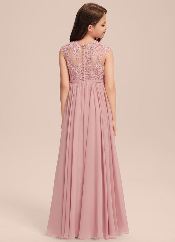Robe Cérémonie Fleurie Rose - gallery 2