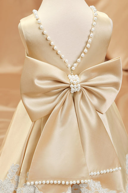 Robe Cérémonie Satinée Précieuse - gallery 4