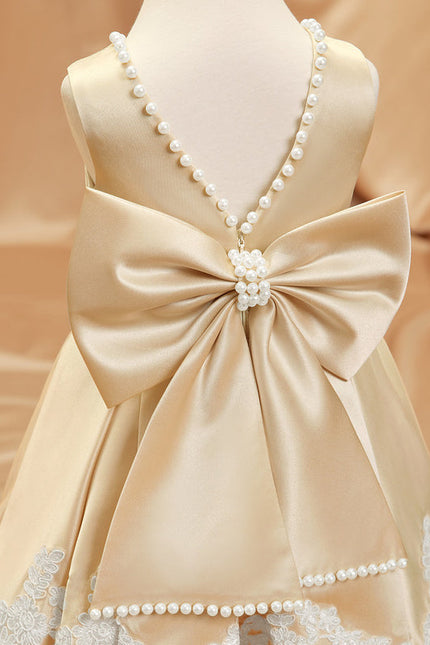 Robe Cérémonie Satinée Précieuse - gallery 4