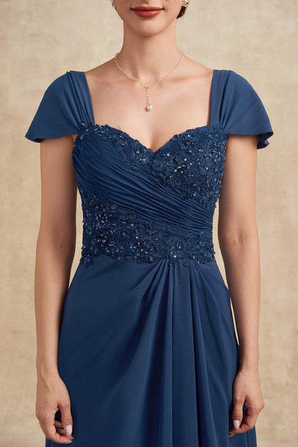 Robe Cérémonie Ajourée Marine - gallery 8