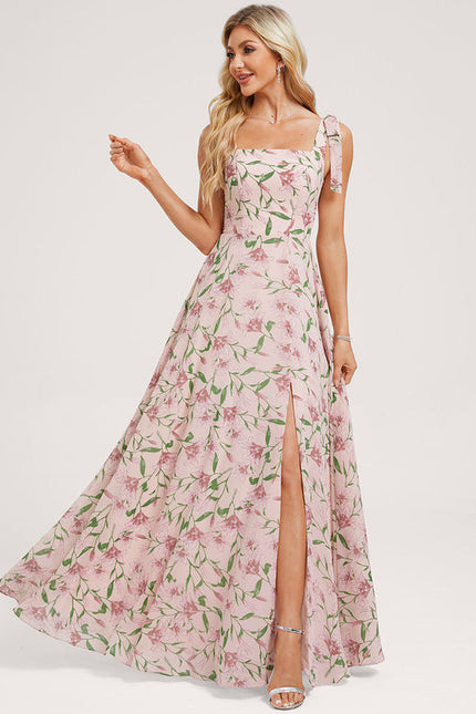 Robe Cérémonie Mousseline Verte - gallery 1