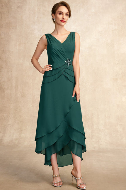 Robe Cérémonie Chic Asymétrique - gallery 1