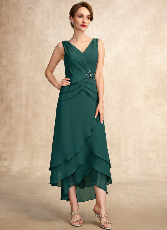 Robe Cérémonie Chic Asymétrique - gallery 1