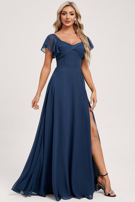 Robe Cérémonie Longue Volants Rose - gallery 2