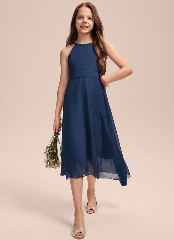 Robe Cérémonie Asymétrique Azur - gallery 4