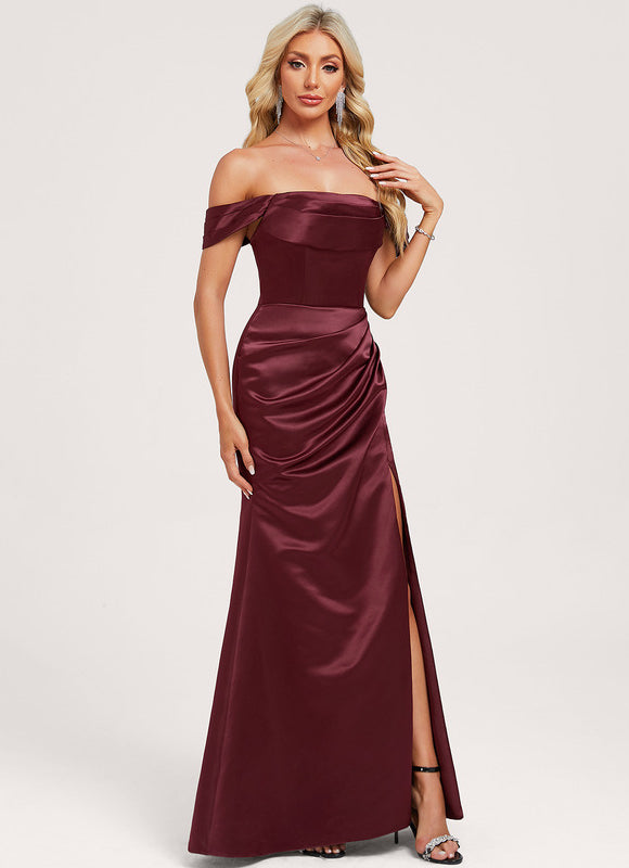 Robe Cérémonie Soirée Drapée - gallery 2