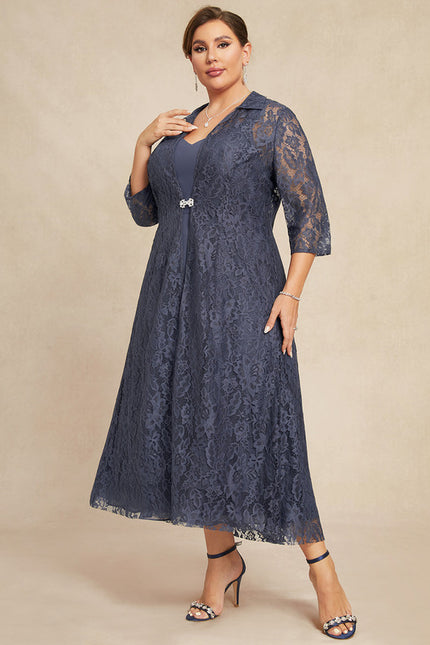 Robe Cérémonie Chic Matériel Dentelle - gallery 9