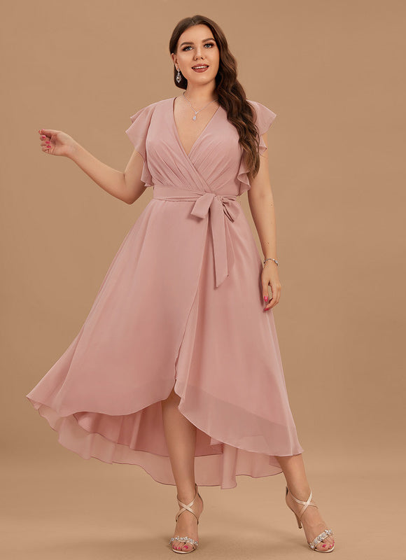Robe Cérémonie Fluide Marine Élégante - gallery 4