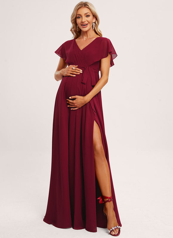 Robe Cérémonie Fluide Maternité - gallery 5