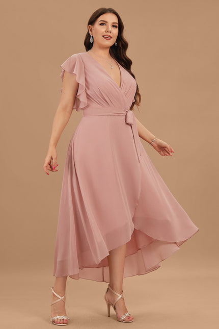 Robe Cérémonie Fluide Marine Élégante - gallery 9
