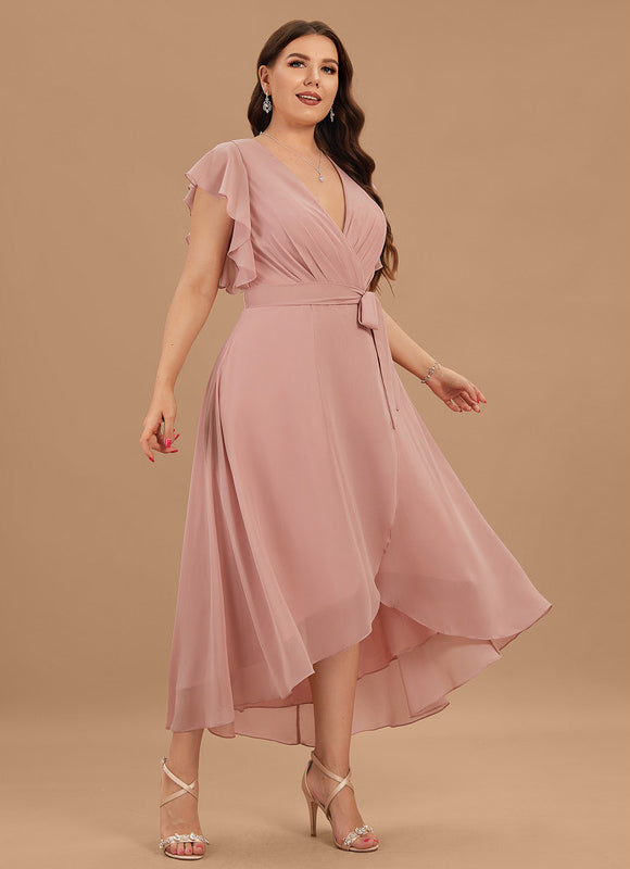 Robe Cérémonie Fluide Marine Élégante - gallery 9