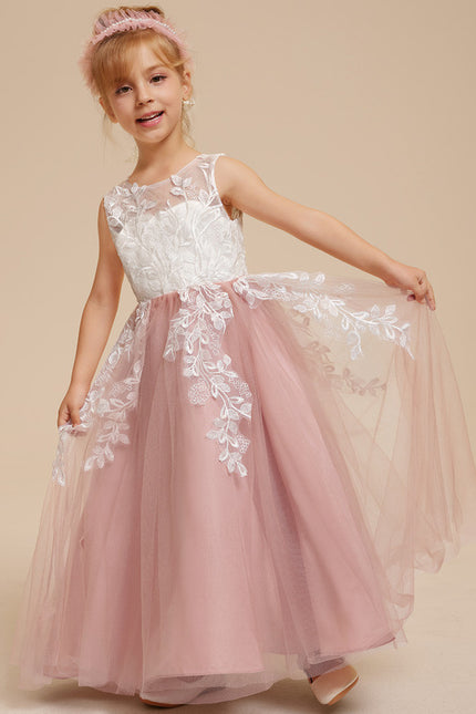 Robe Cérémonie Tulle Navy Floral - gallery 9