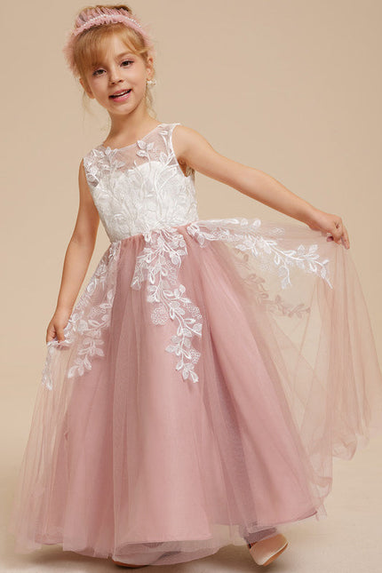 Robe Cérémonie Tulle Navy Floral - gallery 9