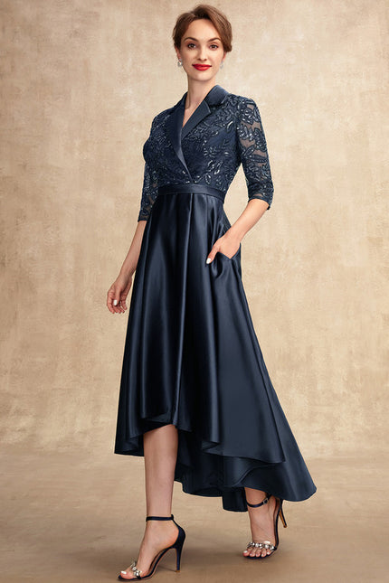 Robe Cérémonie Satinée Nuit - gallery 4