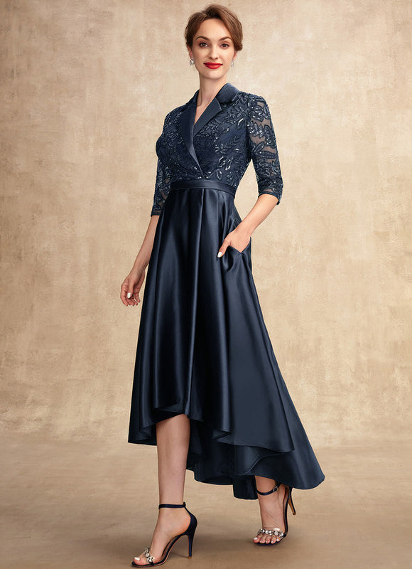 Robe Cérémonie Satinée Nuit - gallery 4