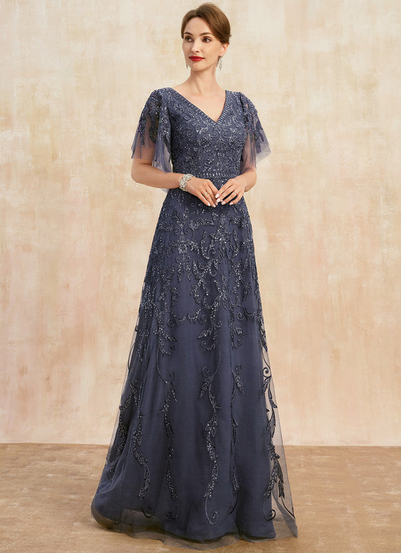 Robe Cérémonie Longue Tulle Ornée - gallery 4