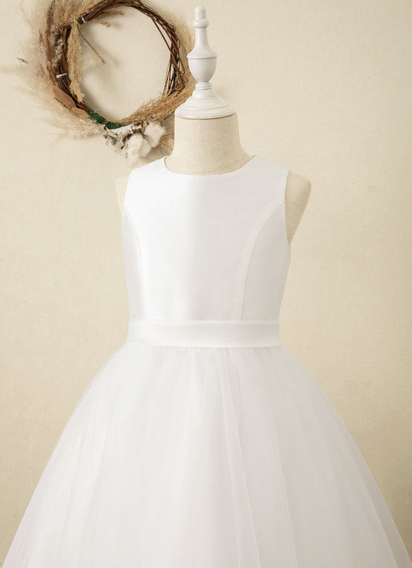 Robe Cérémonie Satinée Épure - gallery 1