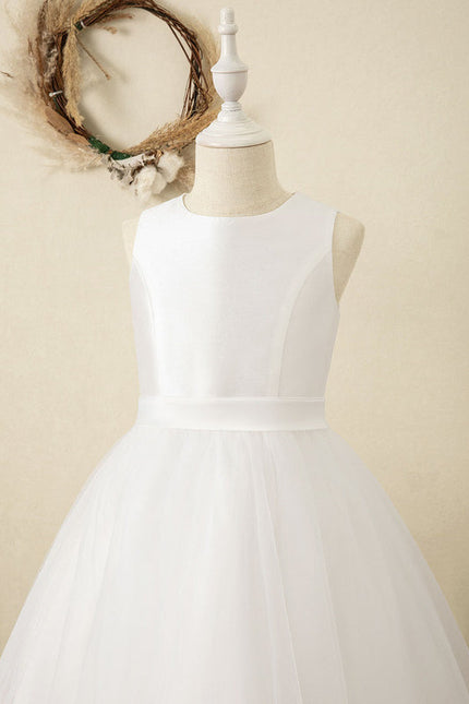Robe Cérémonie Satinée Épure - gallery 1