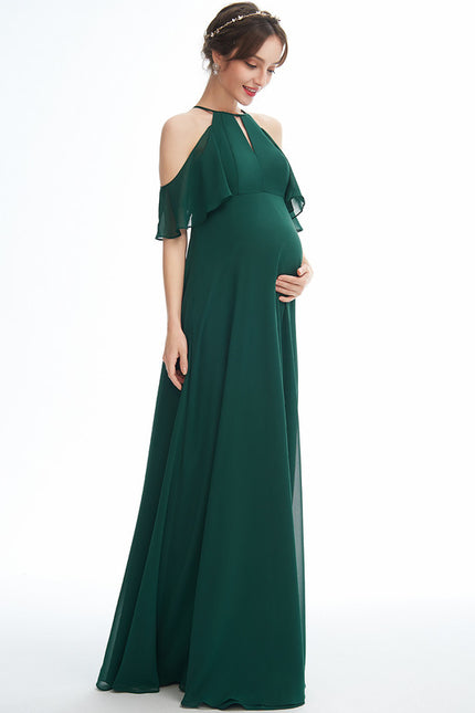 Robe Cérémonie Émeraude Flottante - gallery 3