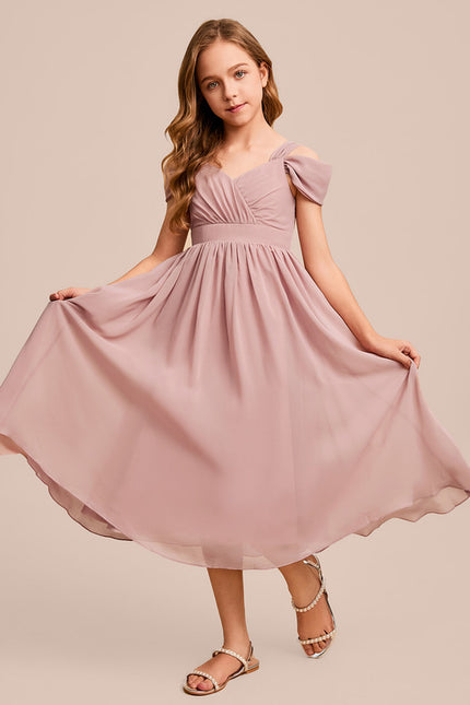 Robe Cérémonie Mauve Délicate - gallery 2