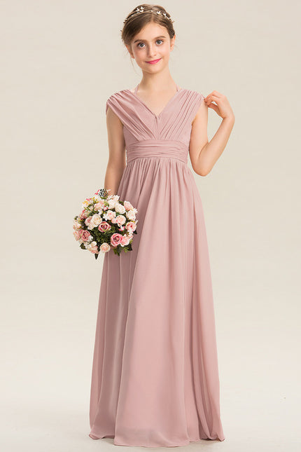 Robe Cérémonie Demoiselle Dhonneur Beige