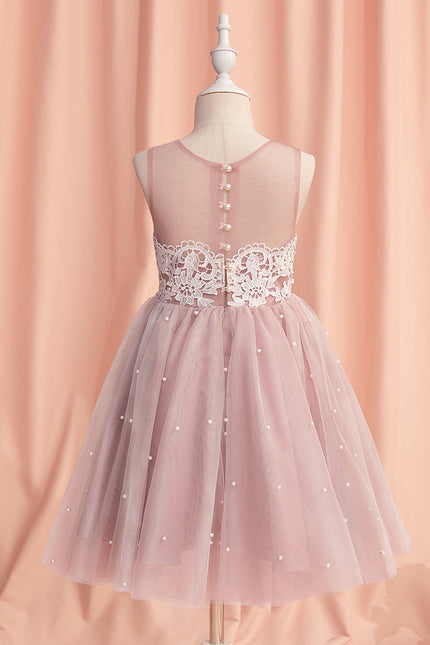 Robe Cérémonie Tulle Poudré - gallery 1