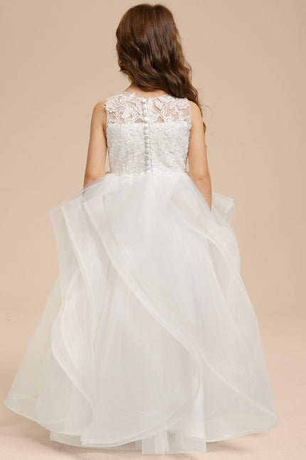 Robe Cérémonie Tulle Ivoire - gallery 5