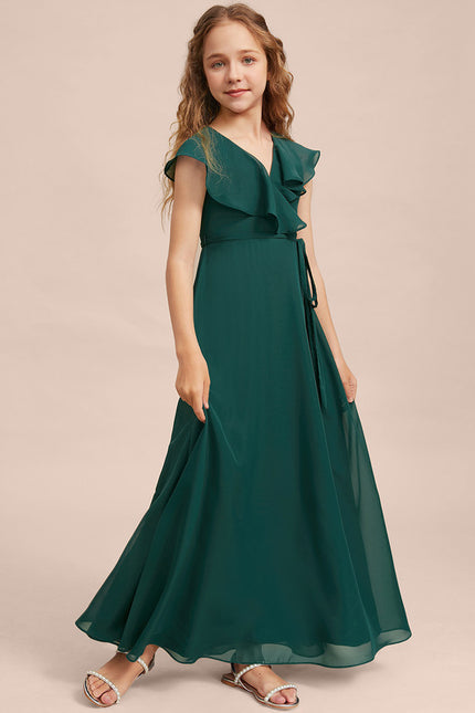 Robe Cérémonie Longue Vert Deau - gallery 6