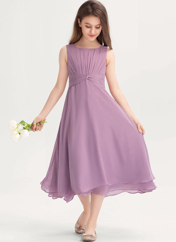 Robe Cérémonie Lavande Élégante - gallery 2