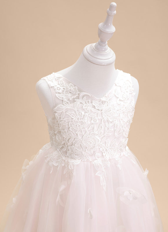 Robe Cérémonie Florale Perlée - gallery 6